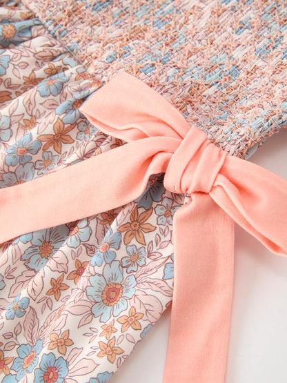 Winnie Dress in Coral- Girls (2-7)