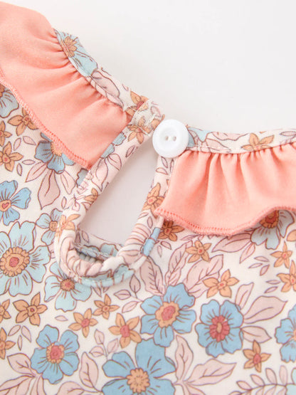 Winnie Dress in Coral- Girls (2-7)