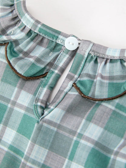 Plaid About Moose Dress- Girls (2-6)