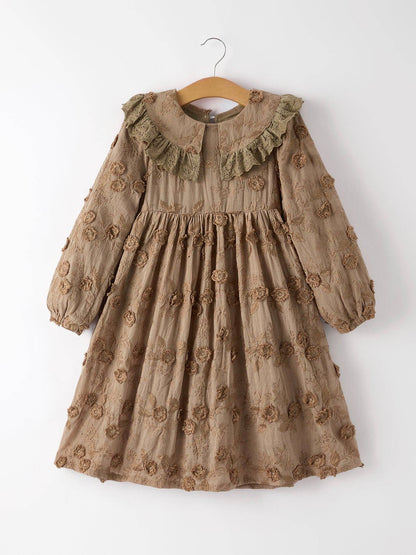 Fern Dress in Brown- Girls (5-10/12)