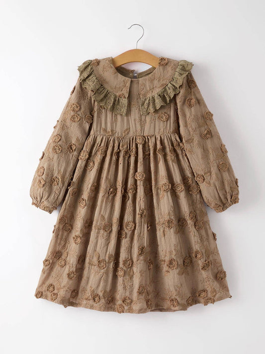Fern Dress in Brown- Girls (5-10/12)