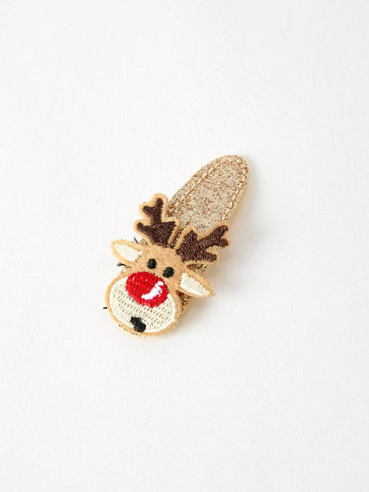Christmas Elk Girls Hair Clip- Hair Accessories