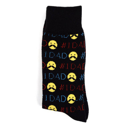#1 Dad Socks in Black- Men's Accessories