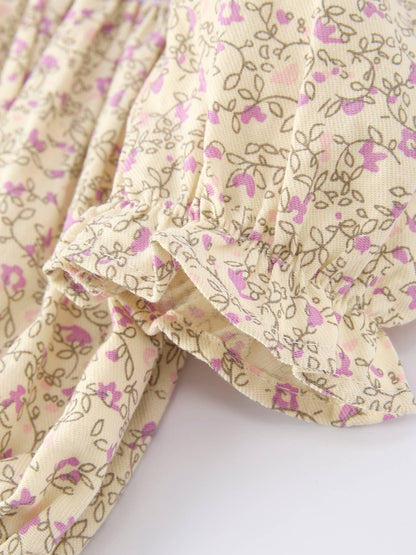 Primrose Romper in Pink- Infant Girls (6M-24M)