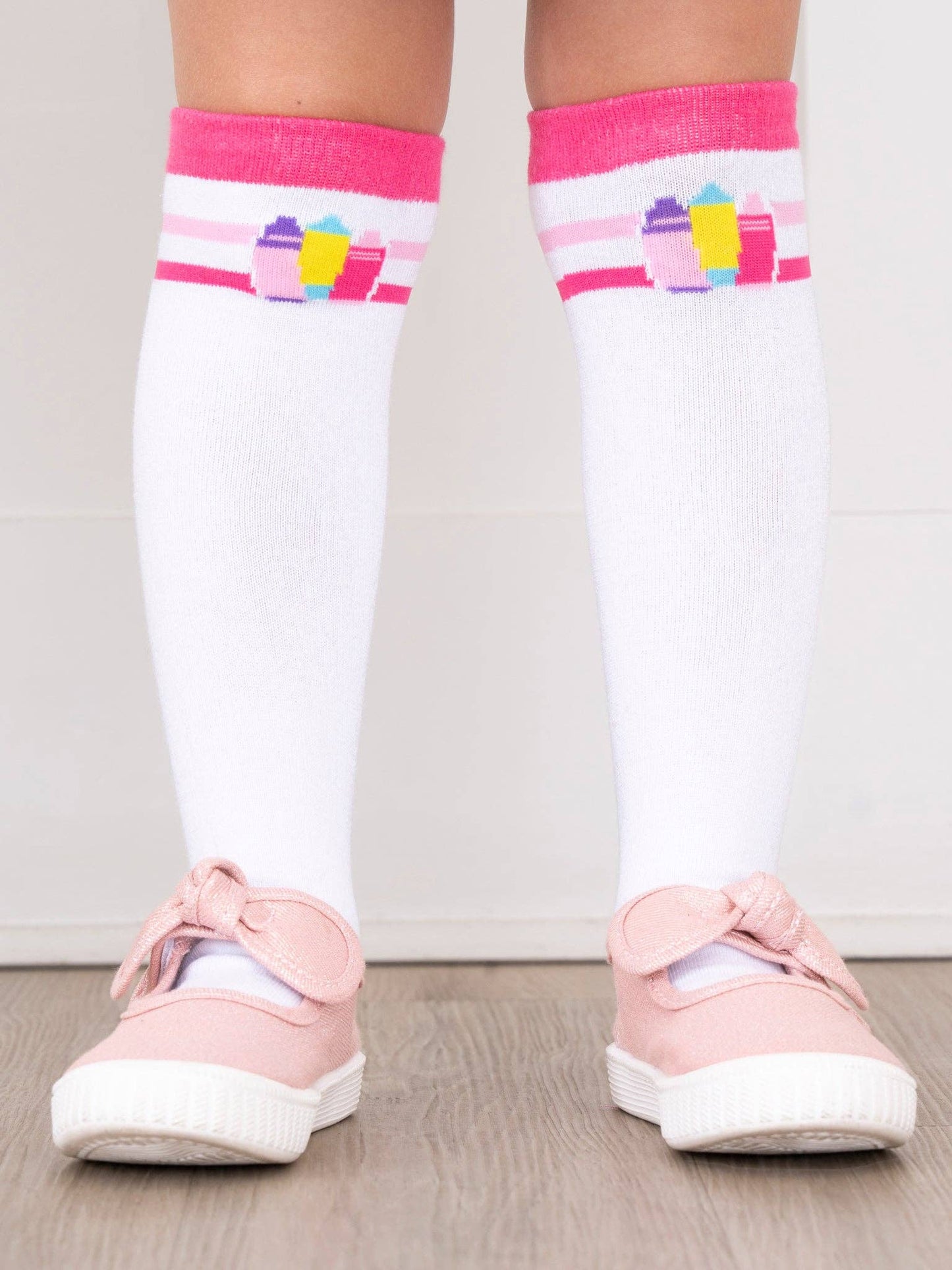 Knee Socks in Cutie Crayons- Girls (OS)