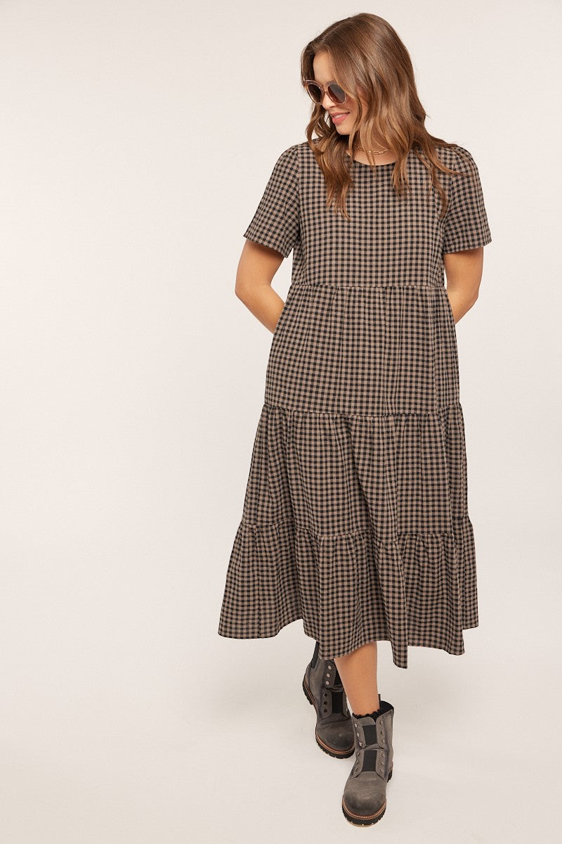 Tilda Dress in Ink Black- Misses (S-XL)