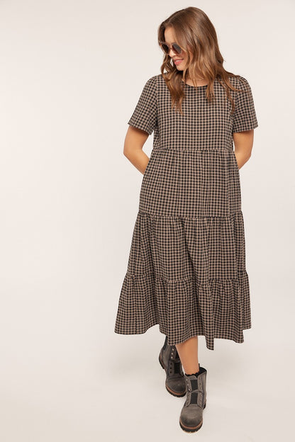 Tilda Dress in Ink Black- Misses (S-XL)