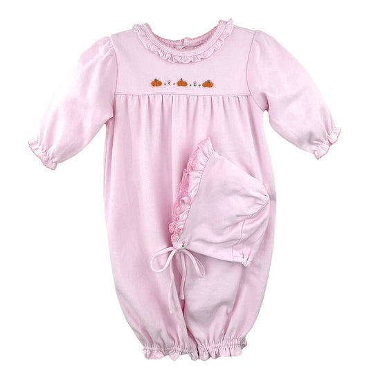 Pumpkin Convertible Bag in Pink- Infant Girls (NB)