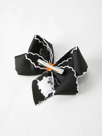 Ghost Bow Hairpin in Black- Girl Accessories