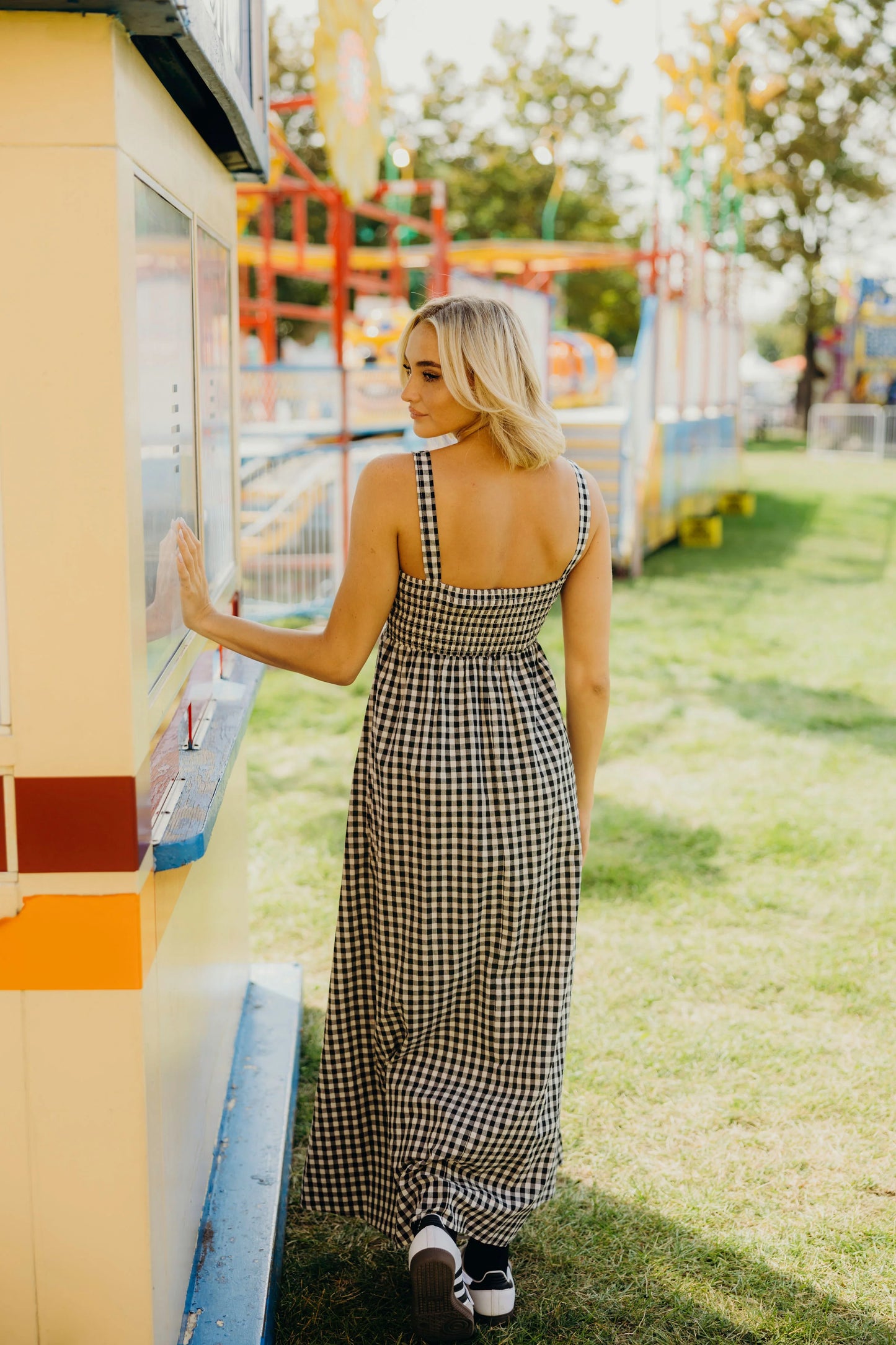 Bianca Dress in Sunday Check- Misses and Plus (XS-2X,4X)
