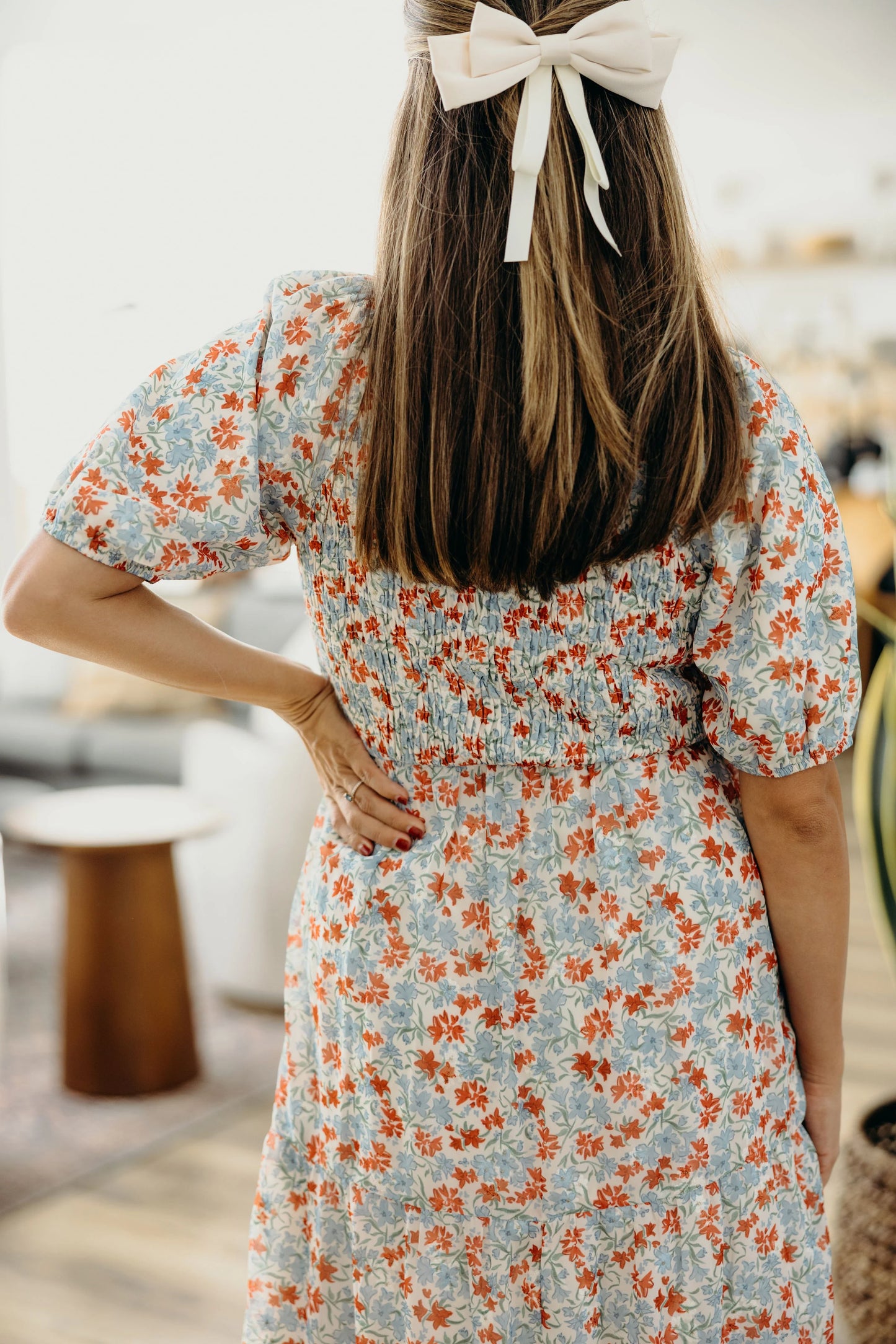 Indigo Dress in Cherry Poppy- Misses and Plus (XS-4X)