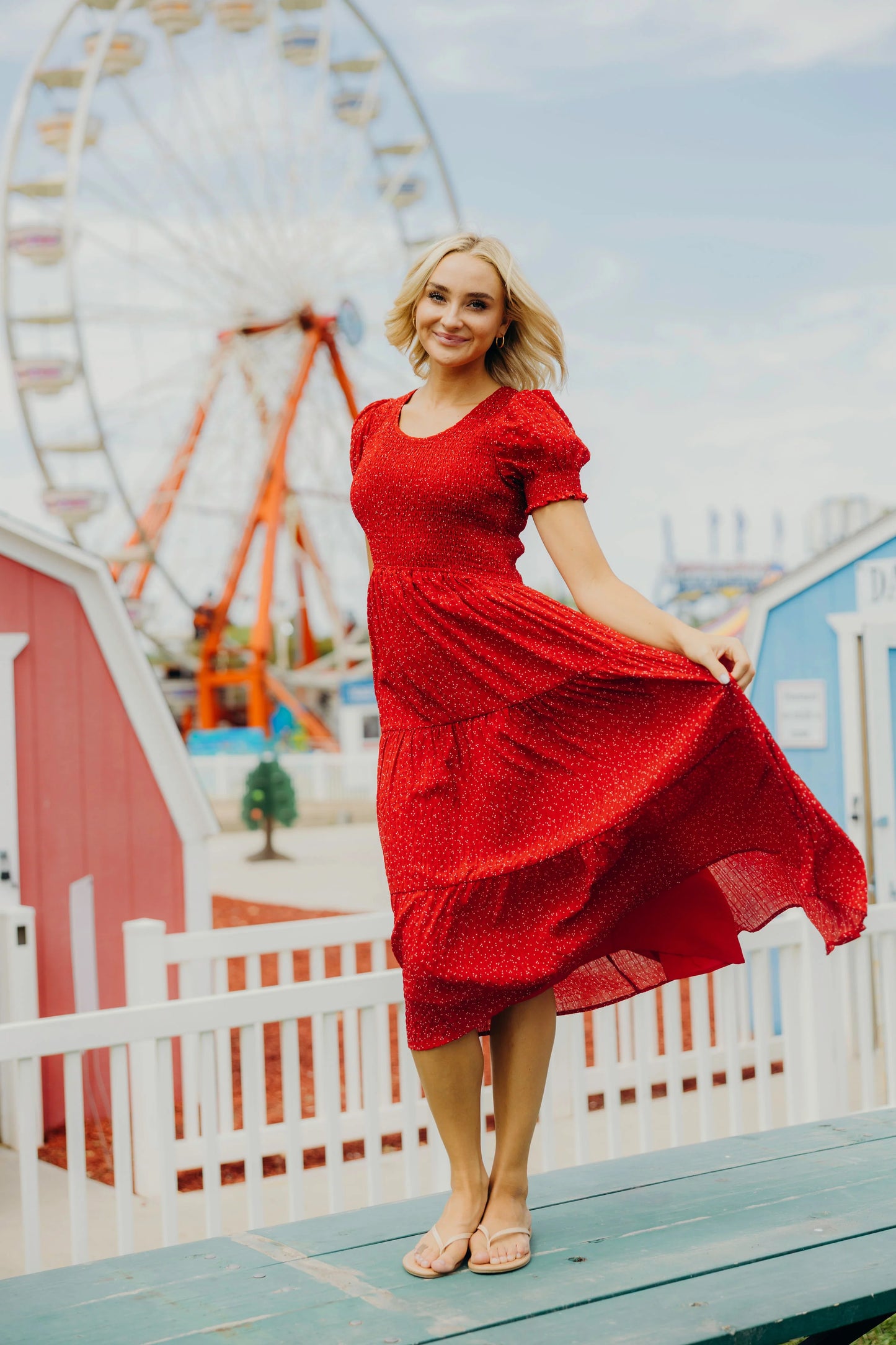 McCall Dress in Firecracker- Misses and Plus (XS-4X)