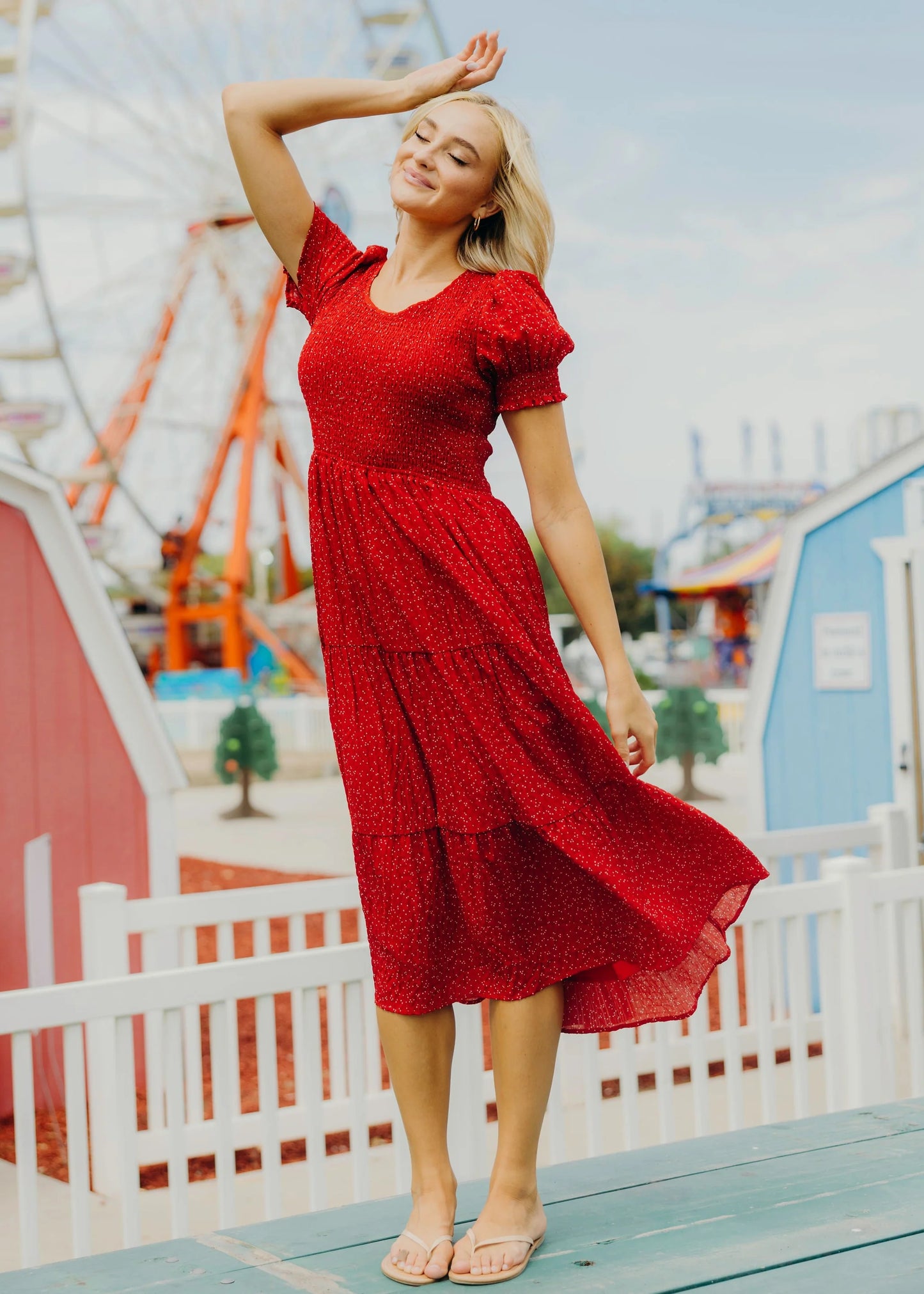 McCall Dress in Firecracker- Misses and Plus (XS-4X)