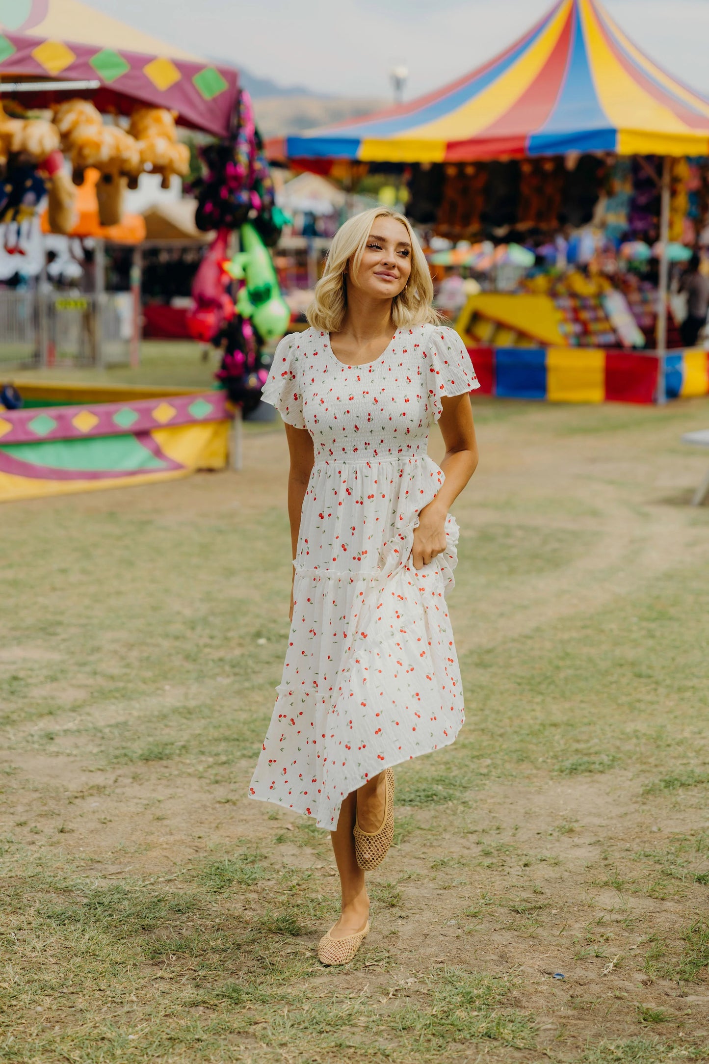 McCall Dress in Cherry On Top- Misses and Plus (XS-4X)