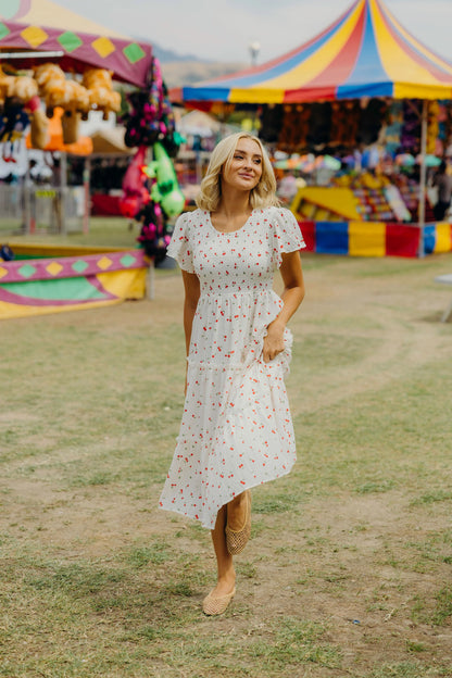 McCall Dress in Cherry On Top- Misses and Plus (XS-4X)
