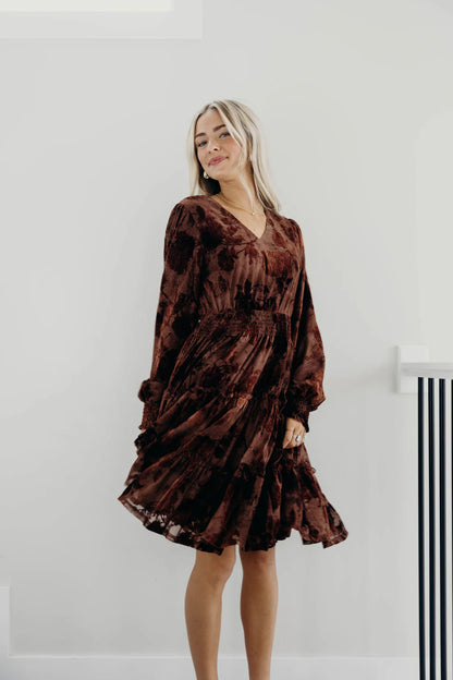 Opal Dress in Hazel Flora- Misses (XS-XL)