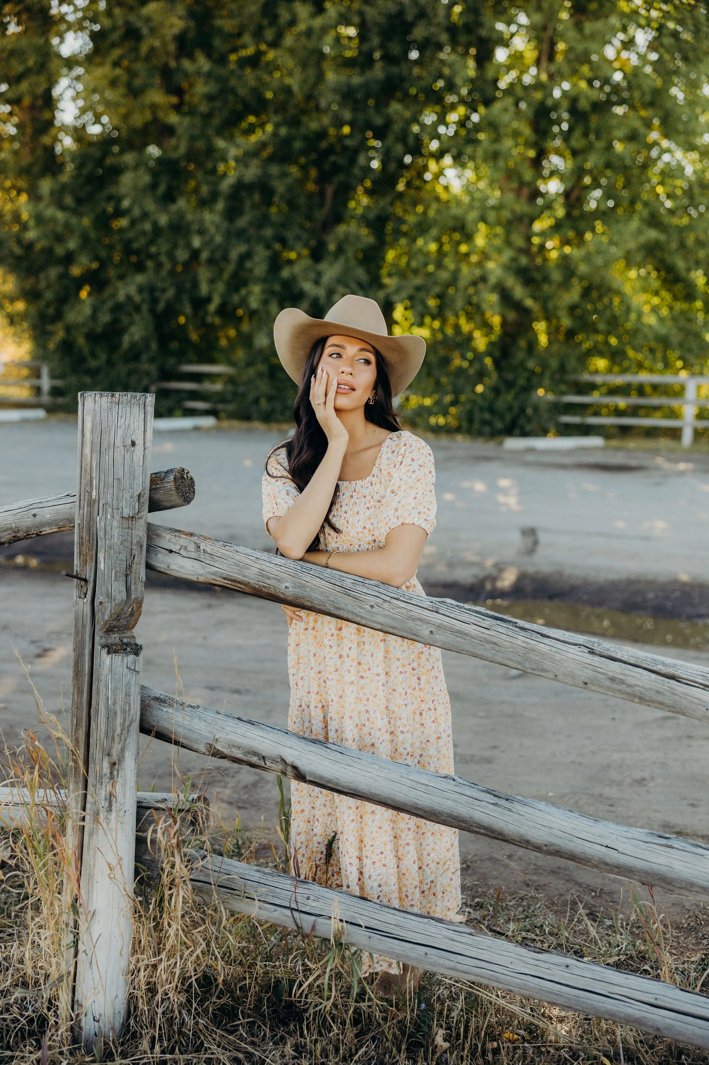Indy Dress in Maple Bloom- Misses and Plus (XS-4X)