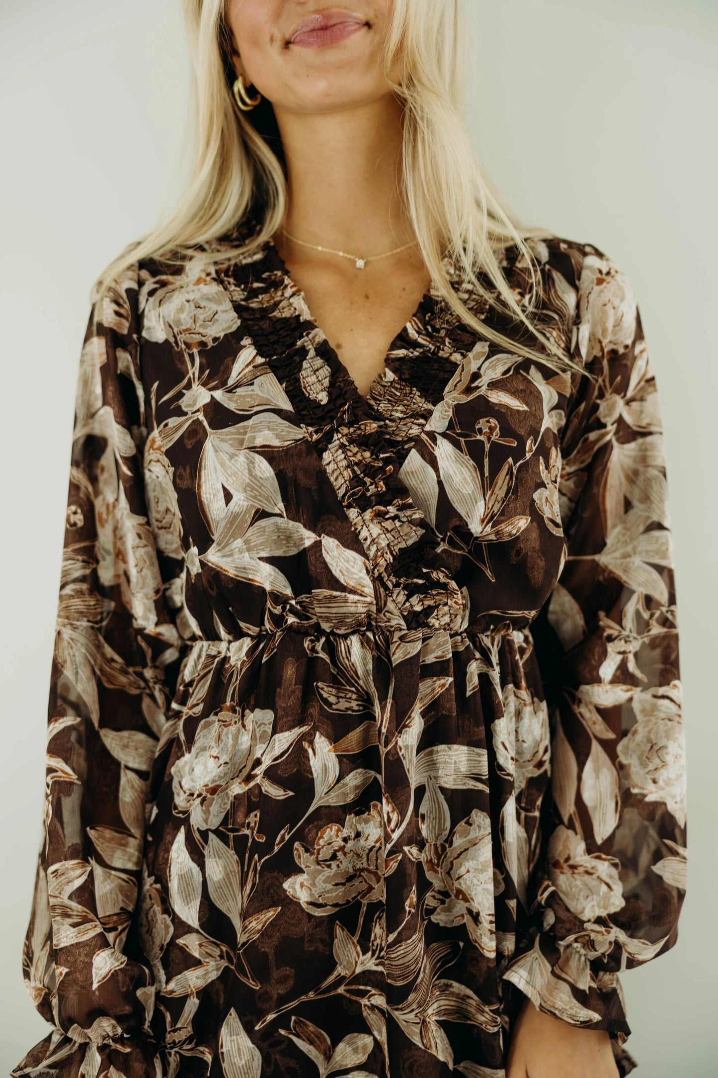 Asher Dress in Chocolate Dreams- Misses (XS-XL)