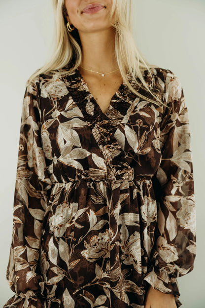 Asher Dress in Chocolate Dreams- Misses (XS-XL)