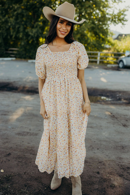 Indy Dress in Maple Bloom- Misses and Plus (XS-4X)
