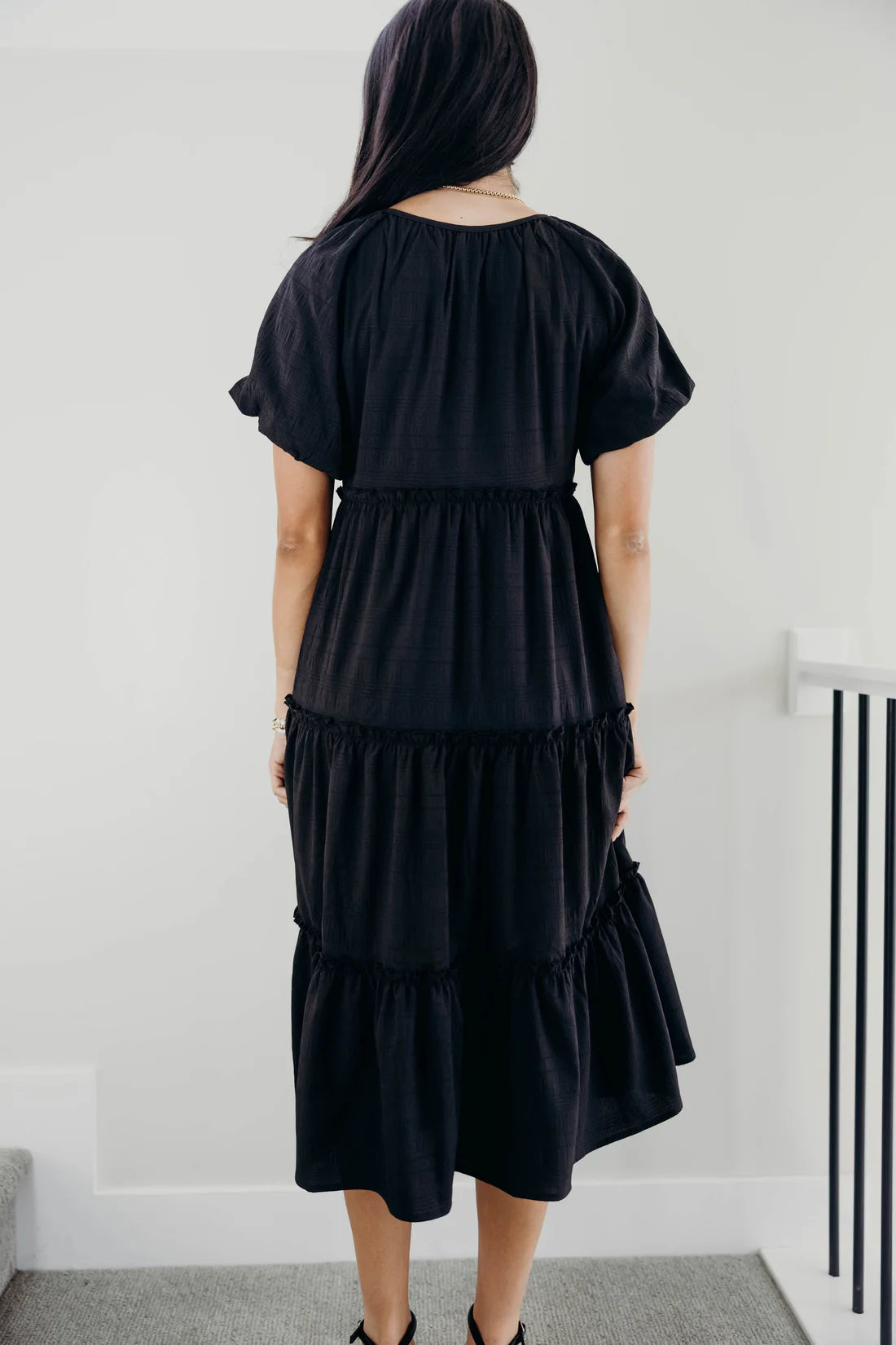 Serena Dress in Black- Misses and Plus (XS-XL)