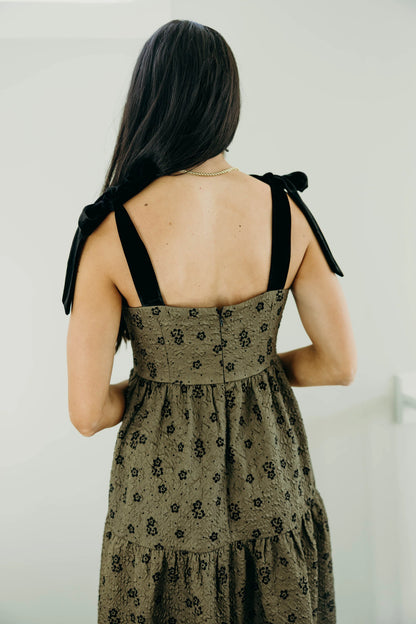 Harriet Dress in Winter Moss- Misses (XS-XL)