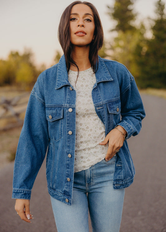 City Stroll Jacket in Soft Fade- Plus (3X,4X)