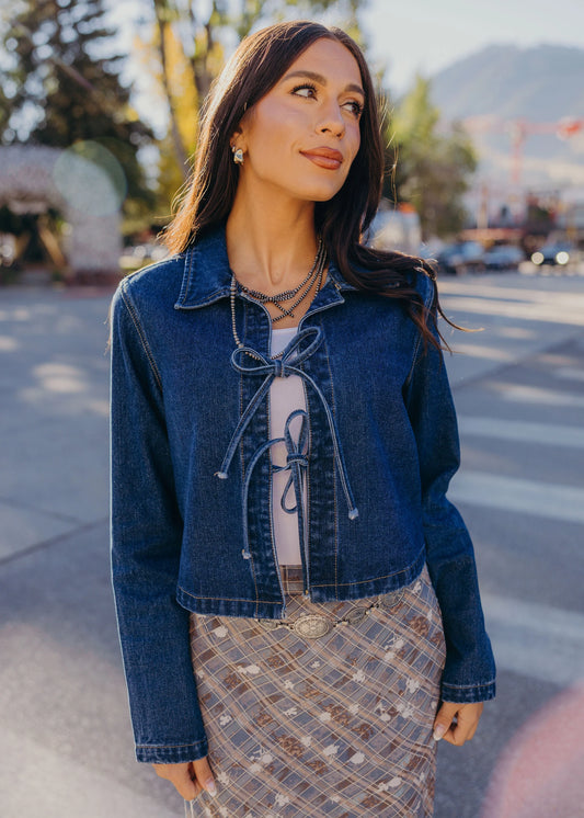 Route 66 Jacket in Frontier Blue- Misses and Plus (XS-4X)