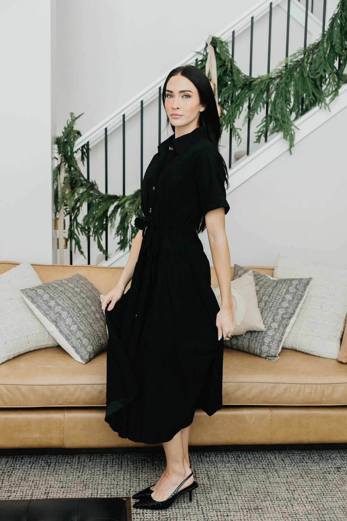 Winston Dress in Black- Misses and Plus (XS-4X)