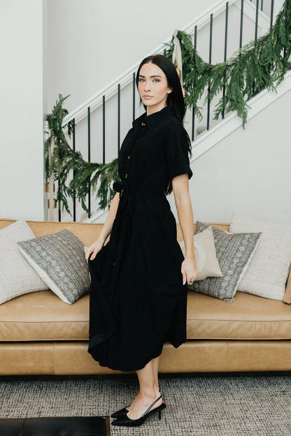 Winston Dress in Black- Misses and Plus (XS-4X)