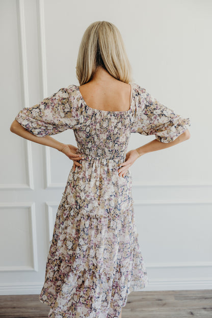 Greta Dress in Lavender Lotus- Misses, Plus and Extended Plus (XS-4X)