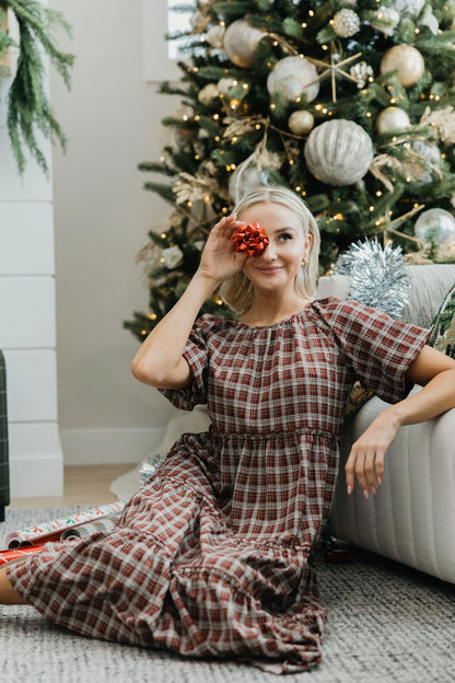 Serena Dress in Hollyberry- Misses and Plus (XS-4X)