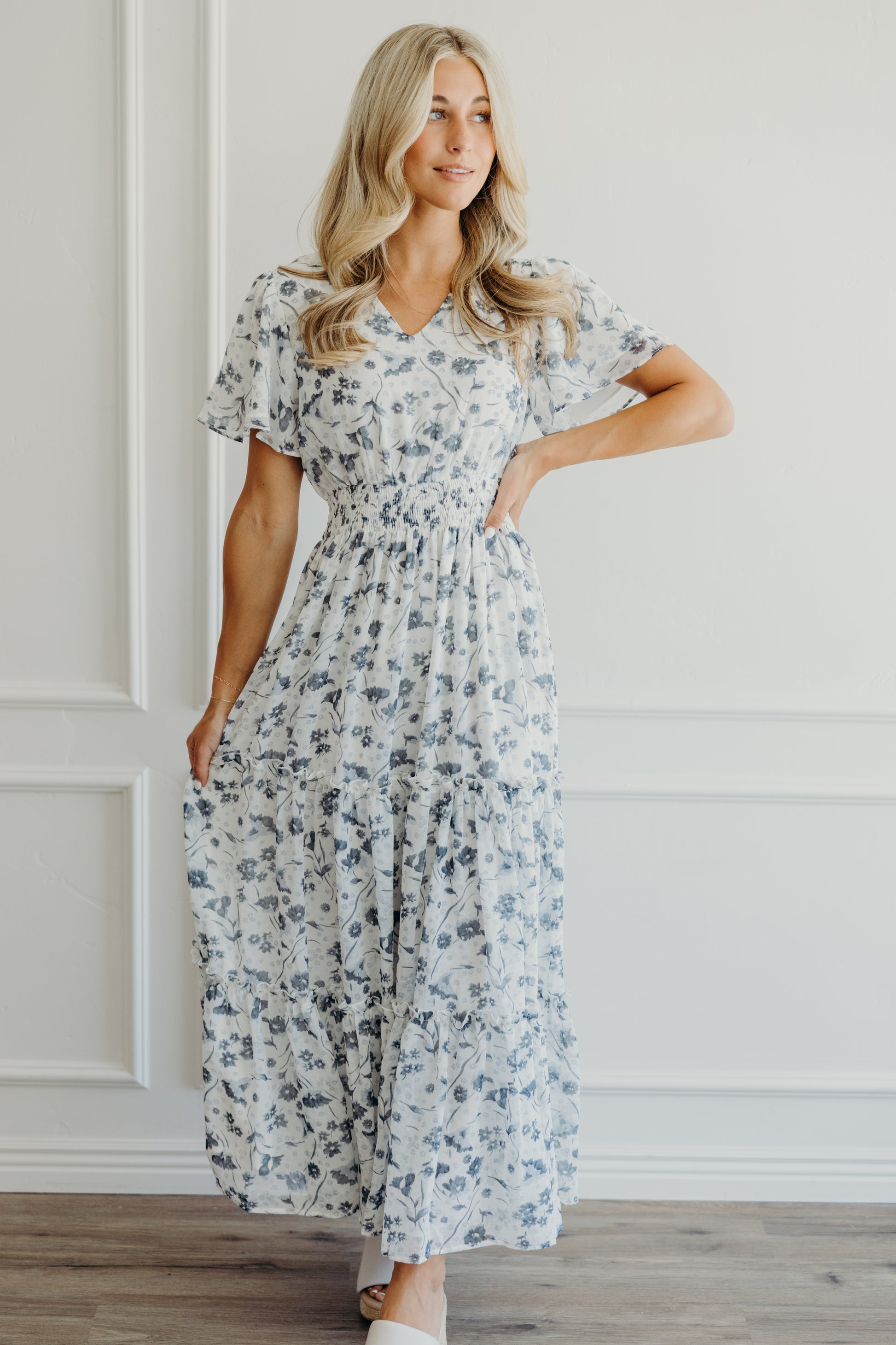 Eden Dress in Blue Washed Denim- Misses and Plus (M,L,2X,4X) Darlin's Modest Wear Eden Dress in Blue Washed Denim- Misses and Plus (M,L,2X,4X) Darlin's Modest Wear