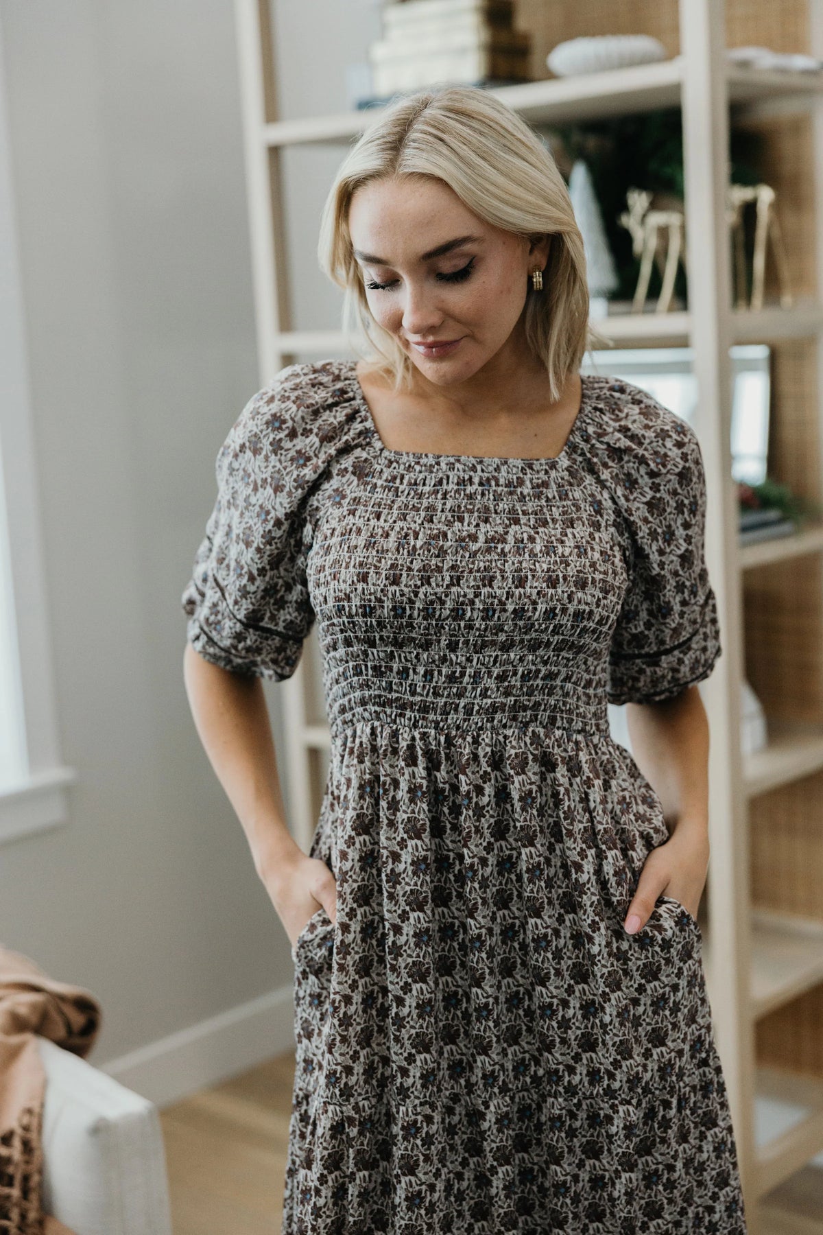 Indigo Dress in Wilted Rose- Misses and Plus (XS-4X)
