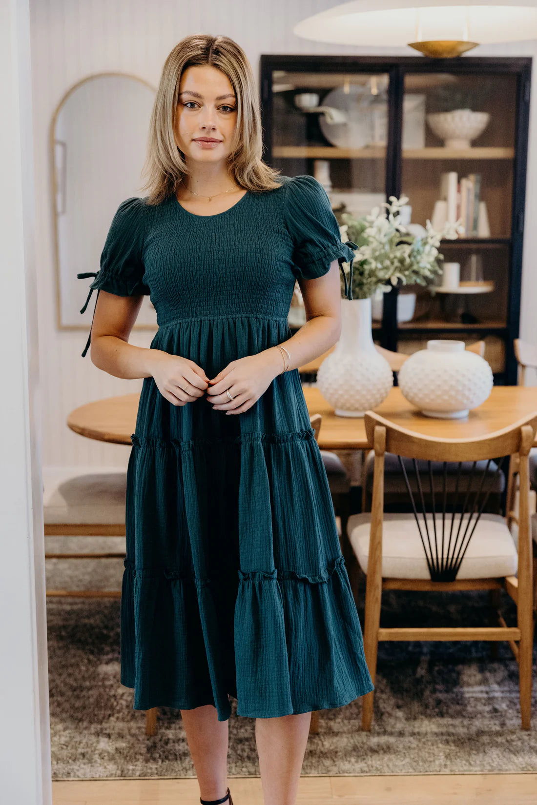 Merritt Dress in Lagoon- Misses and Plus (XS-4X)