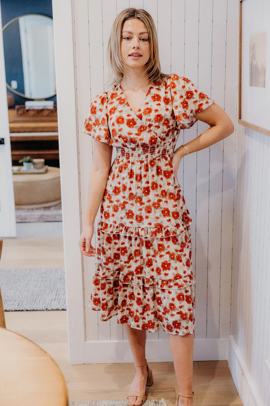 Jessa Dress in Cider Rose- Misses (XS-2X)