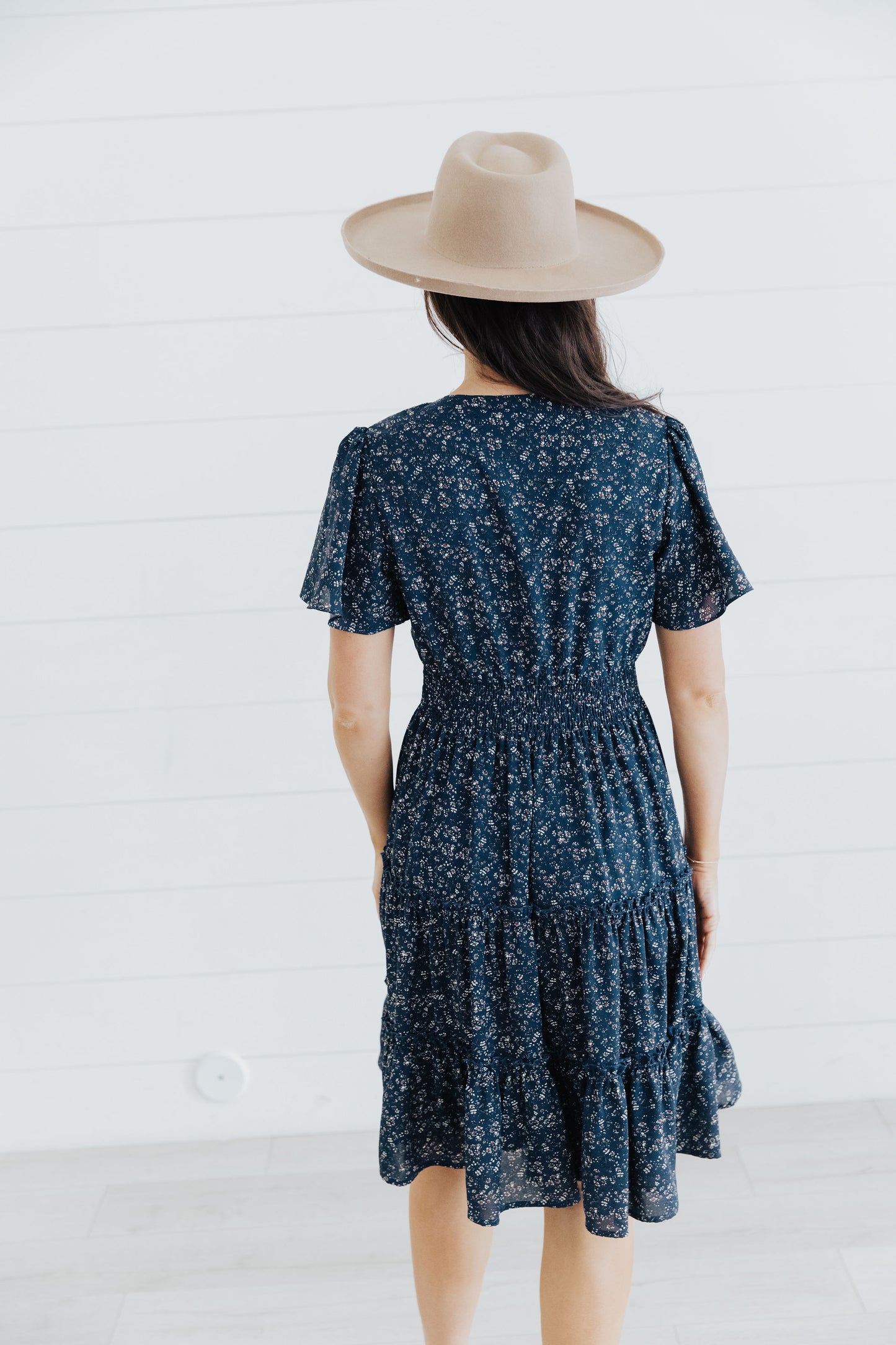 Jemma Dress in True Blue- Misses, Plus and Extended Plus (XS-4X)