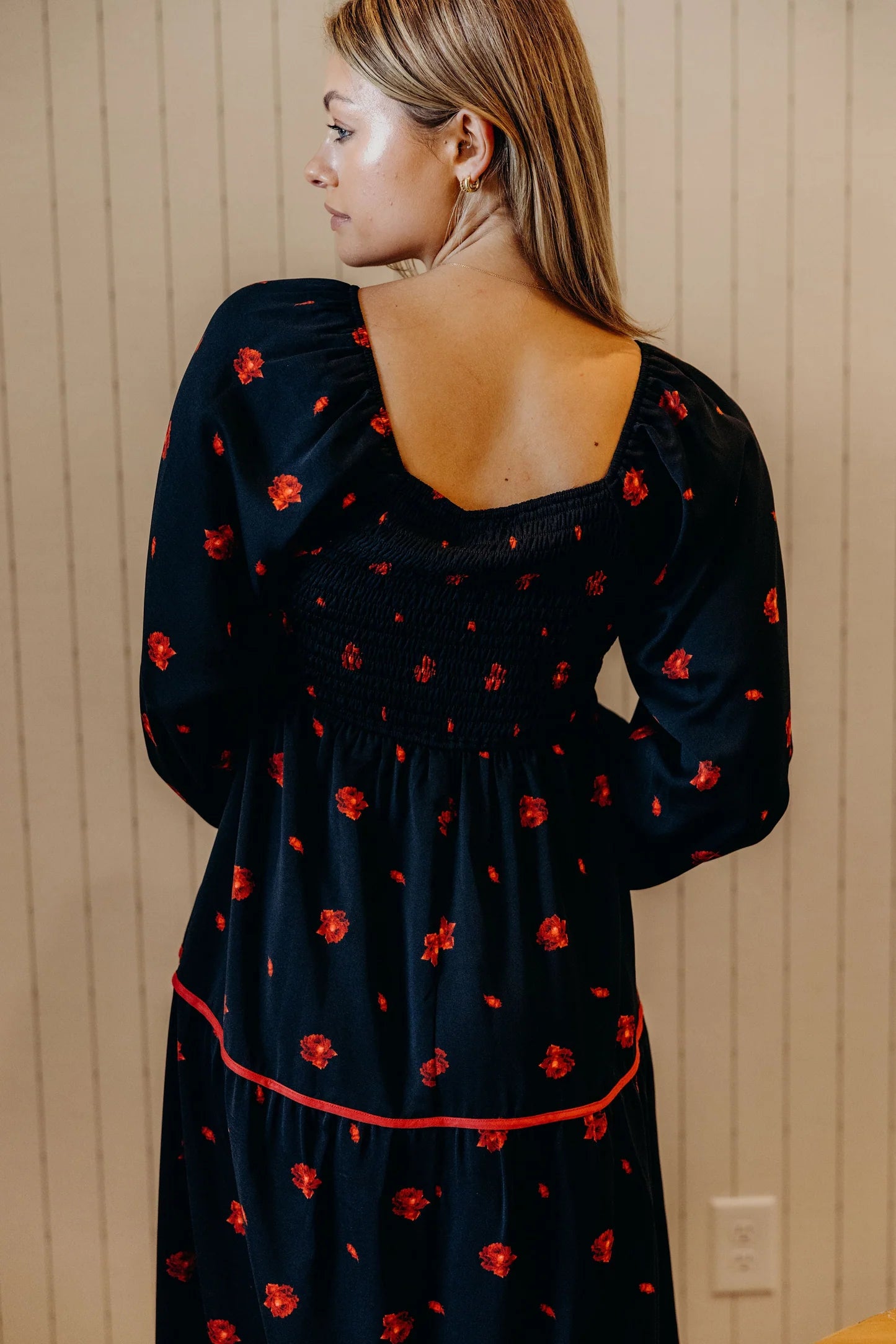 Felicity Dress in Firefly Red- Misses and Plus (XS-4X)