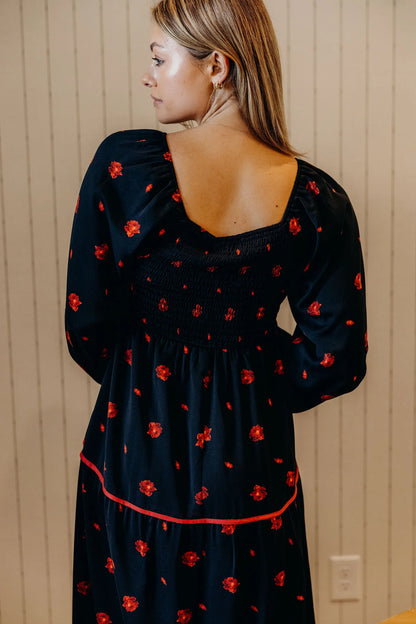 Felicity Dress in Firefly Red- Misses and Plus (XS-4X)
