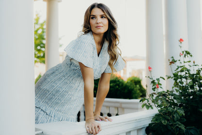 Jessa Dress in Dreamy Sky- Misses (XS-XL)