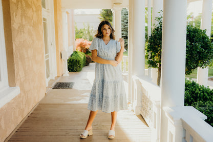 Jessa Dress in Dreamy Sky- Misses (XS-XL)