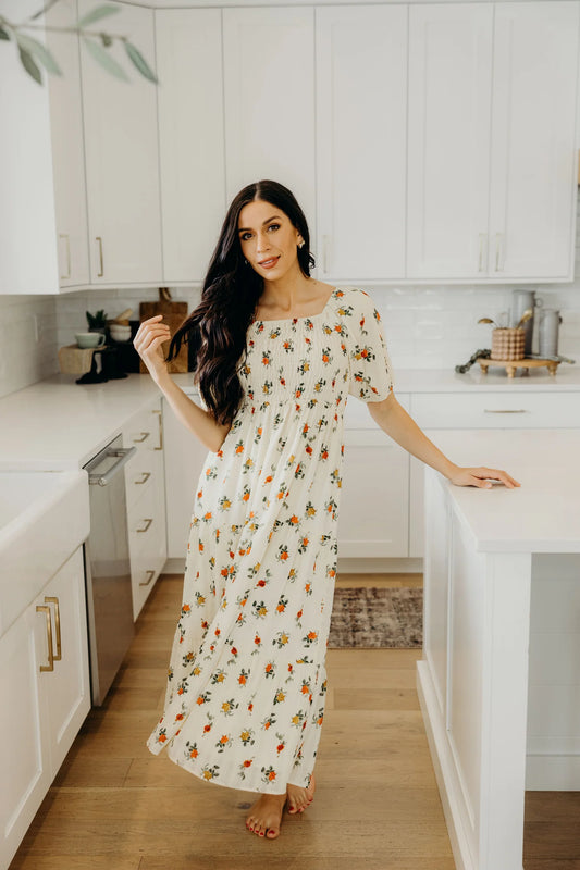 Indy Dress in Wildflower- Misses and Plus (XS-4X)