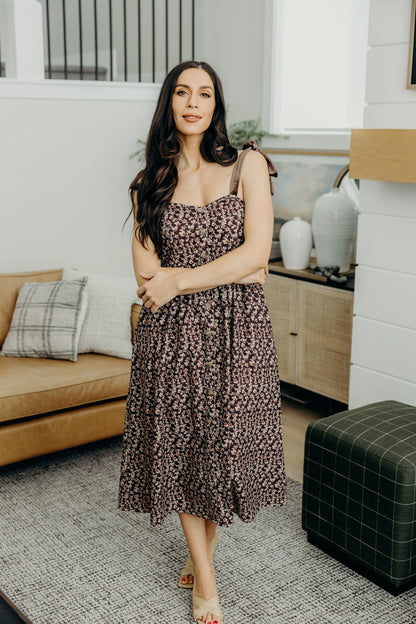 Noa Dress in Truffle- Misses and Plus (XS-2X)