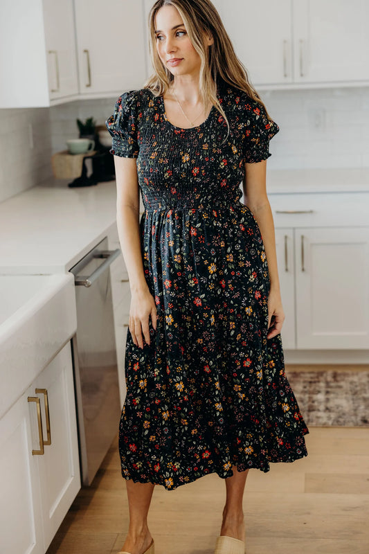 Mccall Dress in Hunter Green- Misses and Plus (XS-4X)