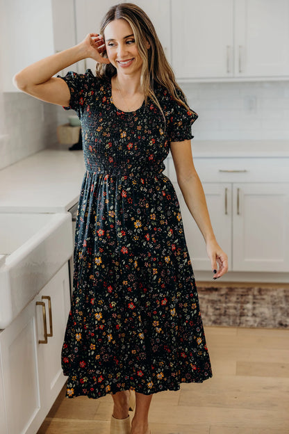 Mccall Dress in Hunter Green- Misses and Plus (XS-4X)