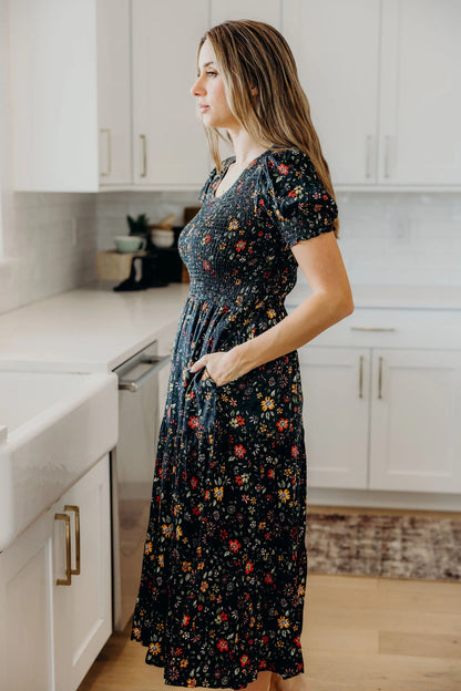 Mccall Dress in Hunter Green- Misses and Plus (XS-4X)