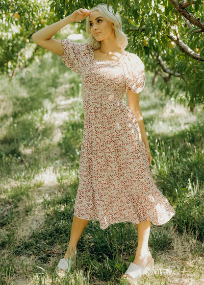 Sherelle Dress in Heirloom Rosette- Misses and Plus (XS,S,L-2X,4X)