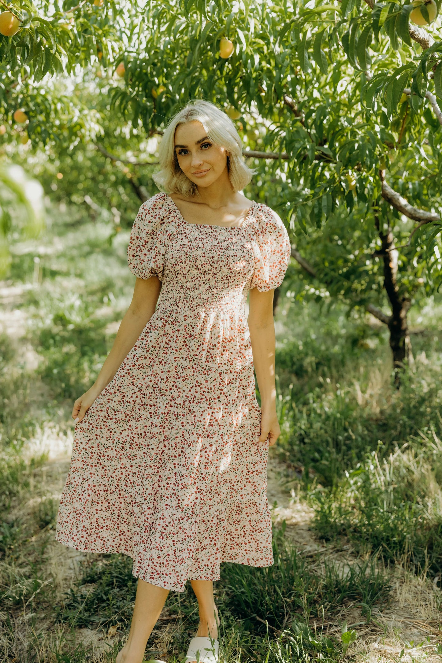 Sherelle Dress in Heirloom Rosette- Misses and Plus (XS,S,L-2X,4X)