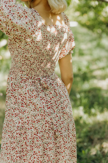 Sherelle Dress in Heirloom Rosette- Misses and Plus (XS,S,L-2X,4X)