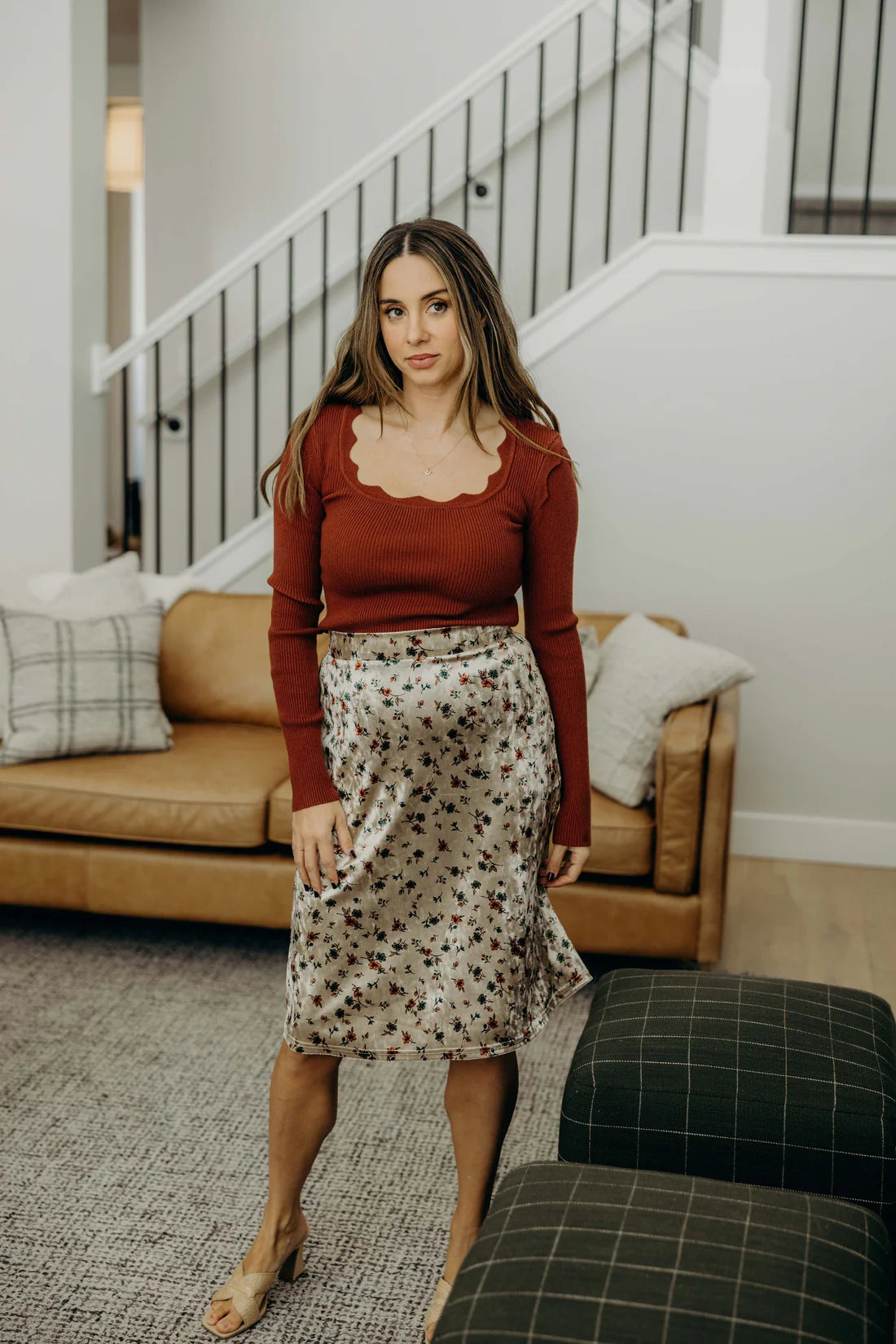 A Line Skirt in Irish Twine- Misses (XS-XL)